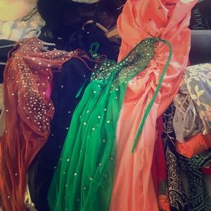 Hands Studded Diamondess Gowns